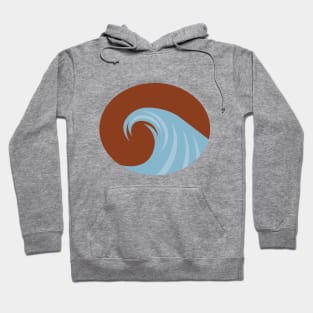 Minimal California Surf Design Hoodie